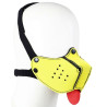 Kinky Puppy Museau + Langue Néoprène Puppy Jaune